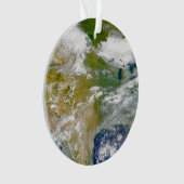 場所に煙が見える北米。 オーナメント (正面)