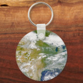 場所に煙が見える北米。 キーホルダー (裏面)