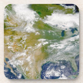 場所に煙が見える北米。 コースター (正面)