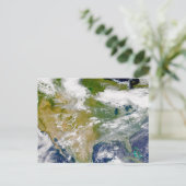 場所に煙が見える北米。 ポストカード (スタンド正面)