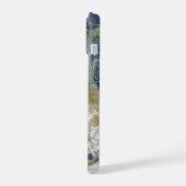 場所に煙が見える北米。 iPhone 15ケース (左側面)