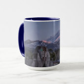 場所の山のShasta古いMcCloudの製造所の新しい日 マグカップ (正面左)