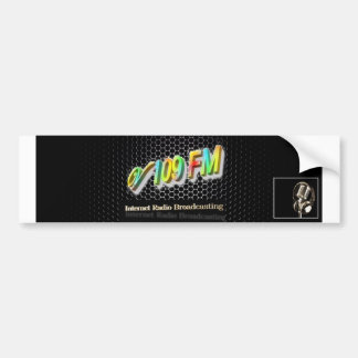 場所の旗V109 FM バンパーステッカー