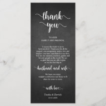 場所の設定ありがとう素朴、Chalkboardカード