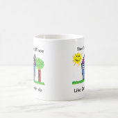 場所は祖母のマグを好みません コーヒーマグカップ (中央)