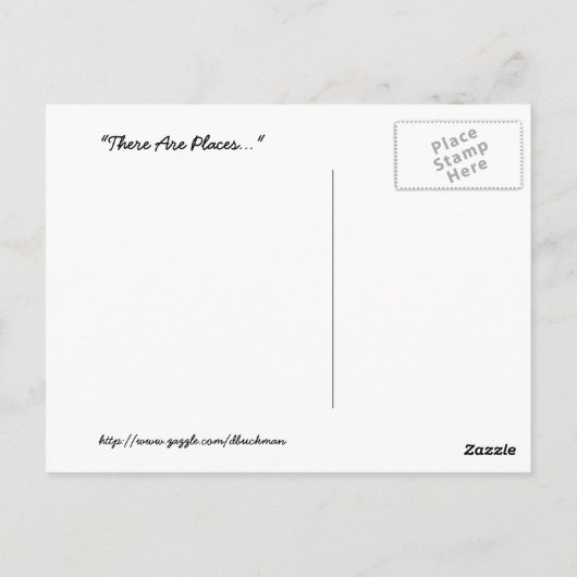 場所は… ポストカード (裏面)