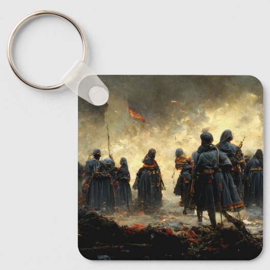 場所を攻撃する キーホルダー (正面)