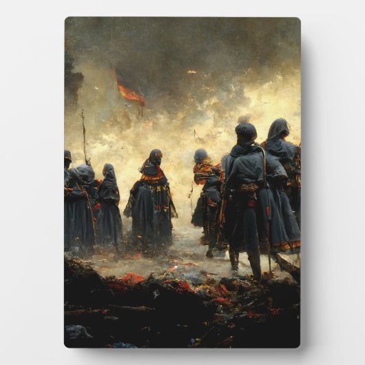 場所を攻撃する フォトプラーク (正面)