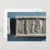 場所を示すシリンダシール ポストカード (正面/裏面)