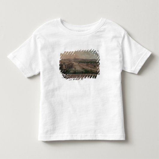 場所ドーファンおよびセーヌ河の眺め トドラーTシャツ (正面)