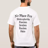 場所無しのための… Tシャツ (裏面)