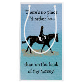 場所私はむしろ-乗馬の馬ではないです スモールペーパーバッグ (正面)