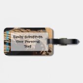 場所素晴らし- Denali Alaska簡単ID パーソナライズされた ラゲッジタグ (裏面横)