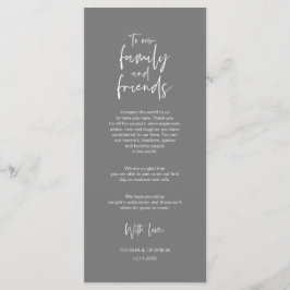 場所設定ありがとう、ミニマリストDark Grayカード プログラム