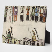 「場所踊りをなでる」(紙墨) フォトプラーク (側面)