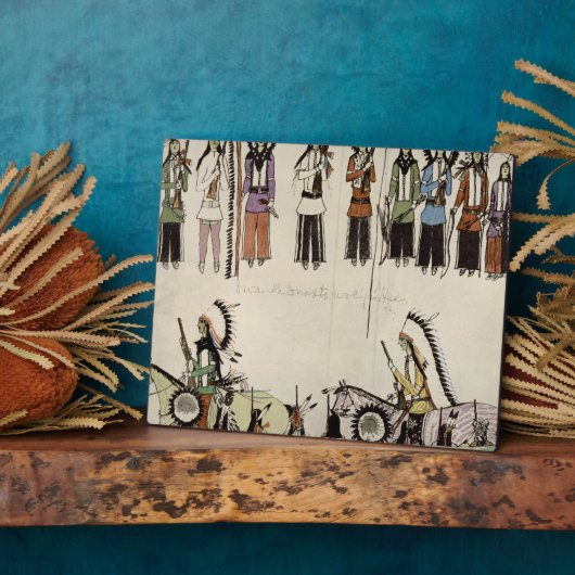 「場所踊りをなでる」(紙墨) フォトプラーク (側面)