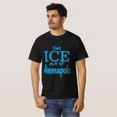 [場所]からICEを追い出せ Tシャツ (正面フル)
