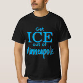 [場所]からICEを追い出せ Tシャツ (正面)