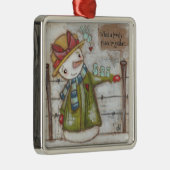 場所-クリスマスのオーナメント--を集めます メタルオーナメント (右)