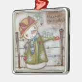 場所-クリスマスのオーナメント--を集めます メタルオーナメント (左)