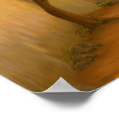 "場所" – 中東/オリエント砂漠絵を描の ポスター (角)