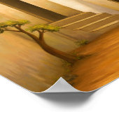 "場所" – 中東/オリエント砂漠絵を描の ポスター (角)