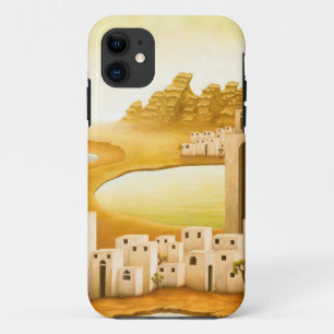 "場所" – 中東/オリエント砂漠絵を描の iPhone 11 ケース