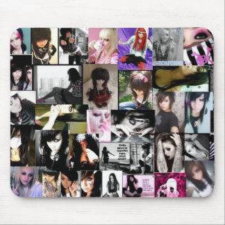 場面およびEMO GIRLLz マウスパッド