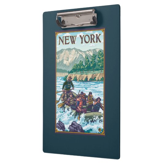 場面をいかだで運ぶ新しいYorkRiver クリップボード (左)