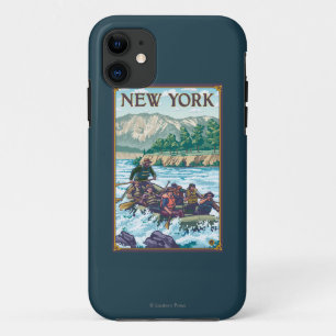場面をいかだで運ぶ新しいYorkRiver iPhone 11 ケース