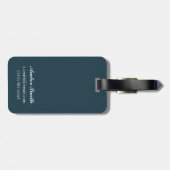 場面をいかだで運ぶConnecticutRiver ラゲッジタグ (裏面横)