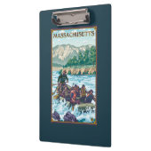 場面をいかだで運ぶMassachusettsRiver クリップボード (左)