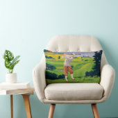 場面をゴルフをするパーソナライズなヴィンテージのスタイルの高地 ランバークッション (椅子)