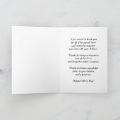場面を採取する息子のための父の日 カード (内部)