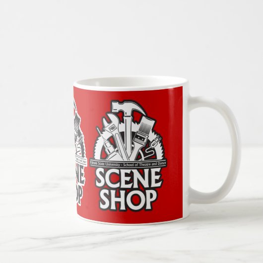 場面店のマグ コーヒーマグカップ (右)