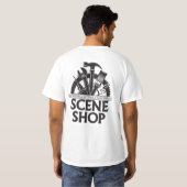場面店のワイシャツ Tシャツ (裏面フル)