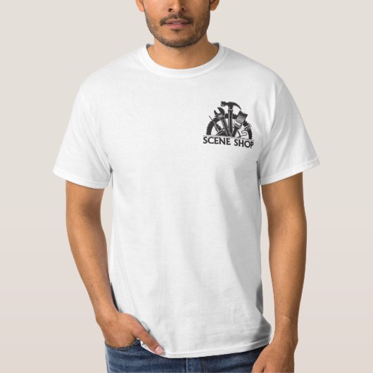 場面店のワイシャツ Tシャツ (正面)