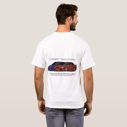 場面役人のTシャツを競争させるナッシュビル Tシャツ (裏面フル)