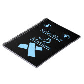 場面緘黙症の顔 ノートブック (左側)