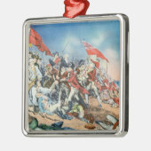 場面- Charlestown、MAバンカーヒルの戦い メタルオーナメント (左)