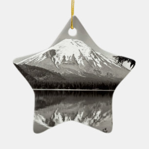 場面Mount Saint Helensのspirit湖 セラミックオーナメント