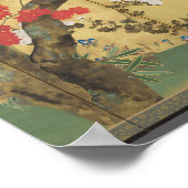 堺芳一画面 – さくらんぼとカエデの木 ポスター (角)