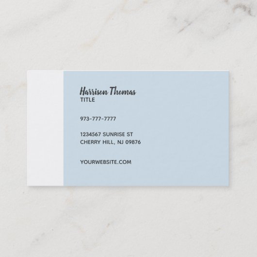 塀のレンタル名刺 名刺 (裏面)