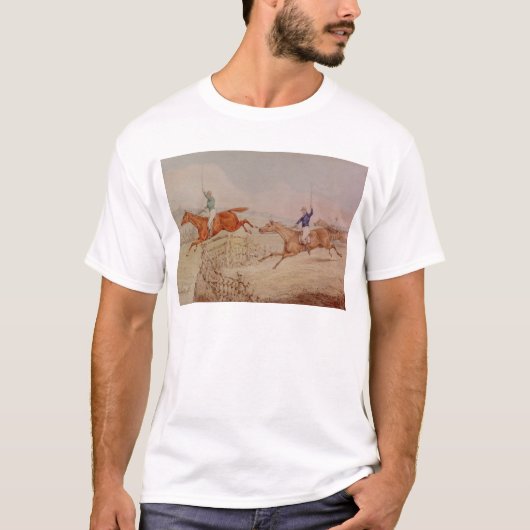 塀の跳躍 Tシャツ (正面)