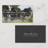 塀の馬 名刺 (正面/裏面)