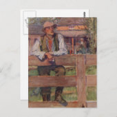 塀 ポストカード (正面/裏面)