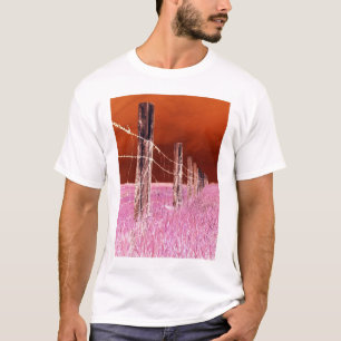 塀(赤い) Tシャツ