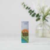 塊および魚のしおり スキニー名刺 (スタンド正面)