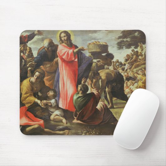 塊および魚の乗法 マウスパッド (マウス)