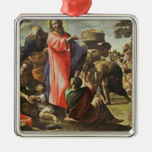 塊および魚の乗法 メタルオーナメント (正面)